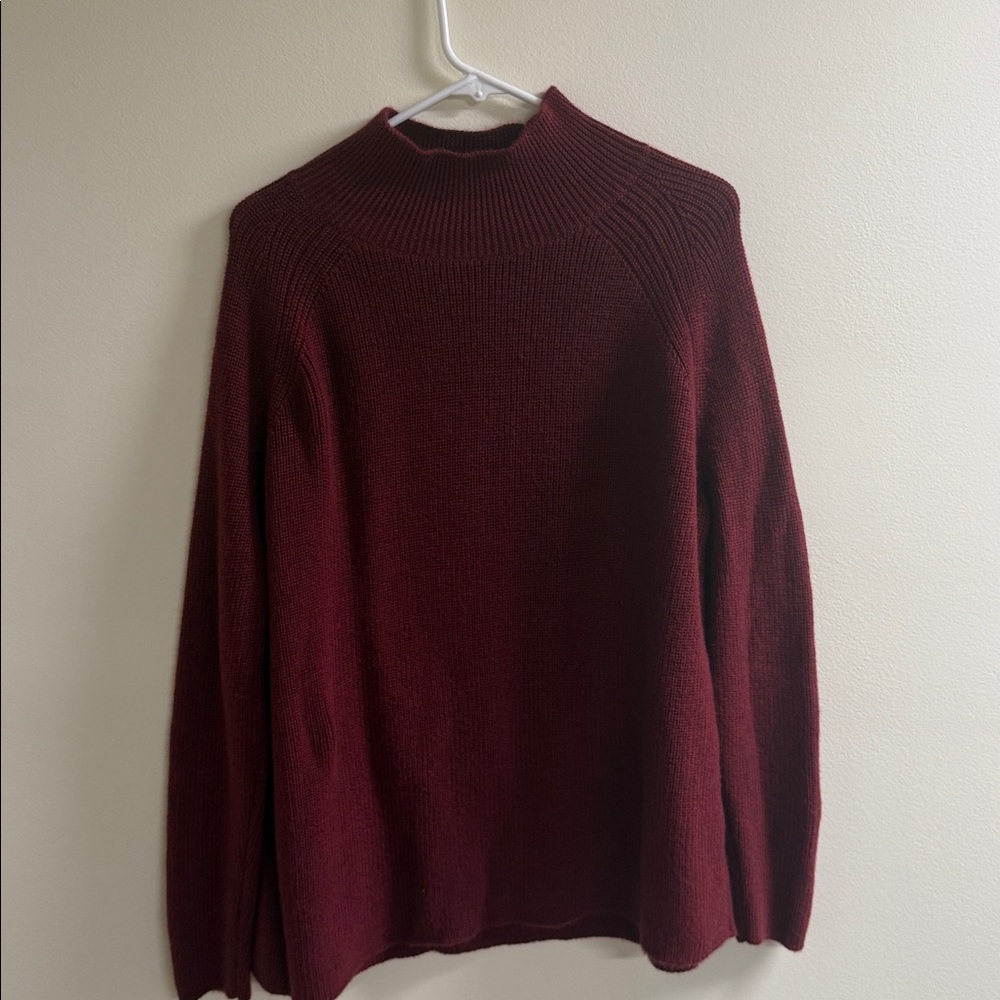 EILEEN FISHER Merino Turtleneck Top in Responsible Wool